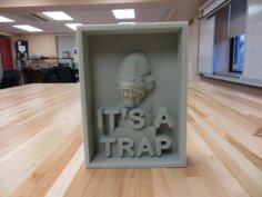 Admiral Ackbar “It’s A Trap” Panaroma 3D Printer Model