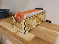 Laser Cut Wooden Teabox DXF File