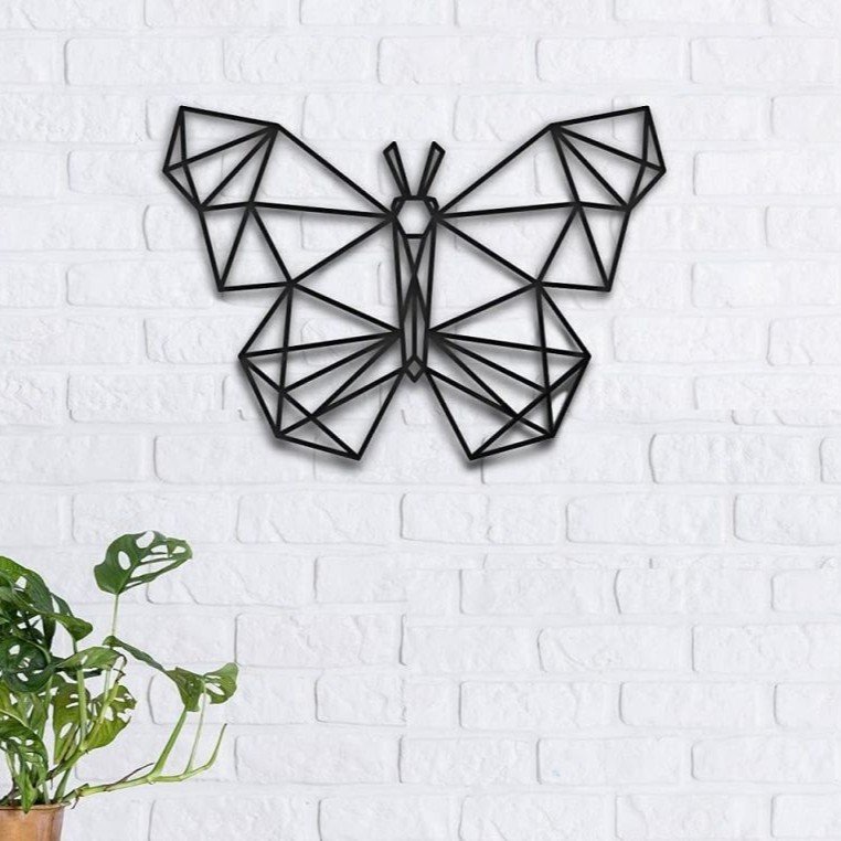 Laser Cut Butterfly Geometric Wall Decor Free Vector Download - 3axis.co - 3D model önizlemesi