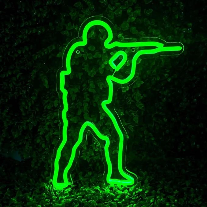 Laser Cut Counter Strike Csgo Neon Sign For Gamer Room Decor Free ...