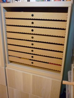 Laser Cut IKEA Besta Drawers