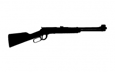 Lever Action Rifle dxf File