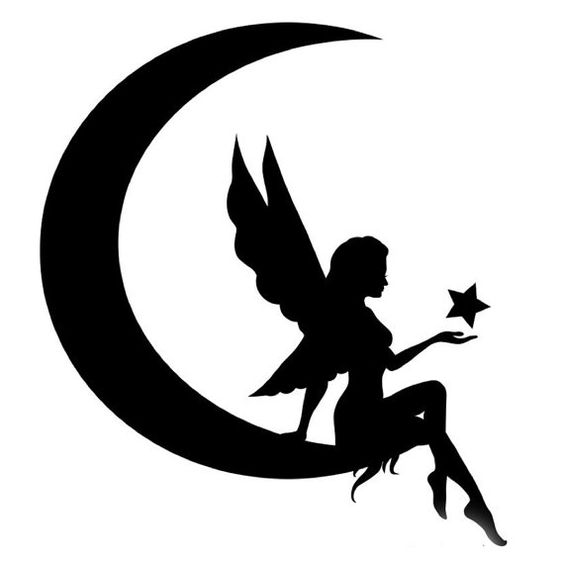 Download Fairy Silhouette Vector dxf File Free Download - 3axis.co