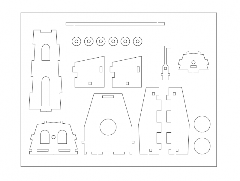 Windmill Part 4 dxf File Free Download - 3axis.co