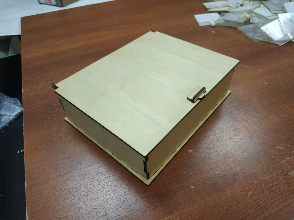 Laser Cut Wooden Box With Lid 4mm Free Vector cdr Download 