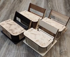 Laser Cut Desk Organizer For Teachers Free Vector