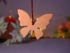 Laser Cut Butterfly Ornament Butterfly Craft Blank Decoration Free Vector