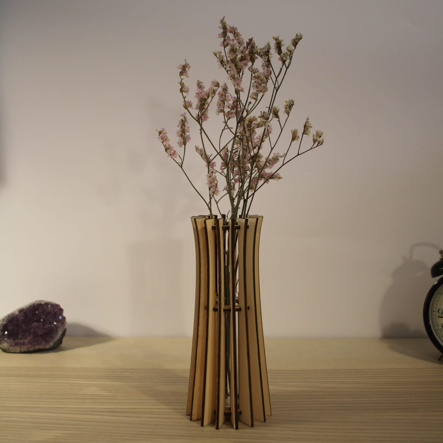 Laser Cut Decorative Wooden Vase SVG File