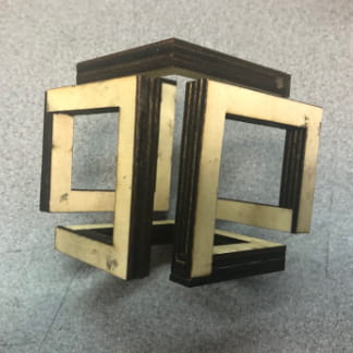 Laser Cut Infinity Cube DXF File