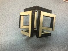 Laser Cut Infinity Cube DXF File