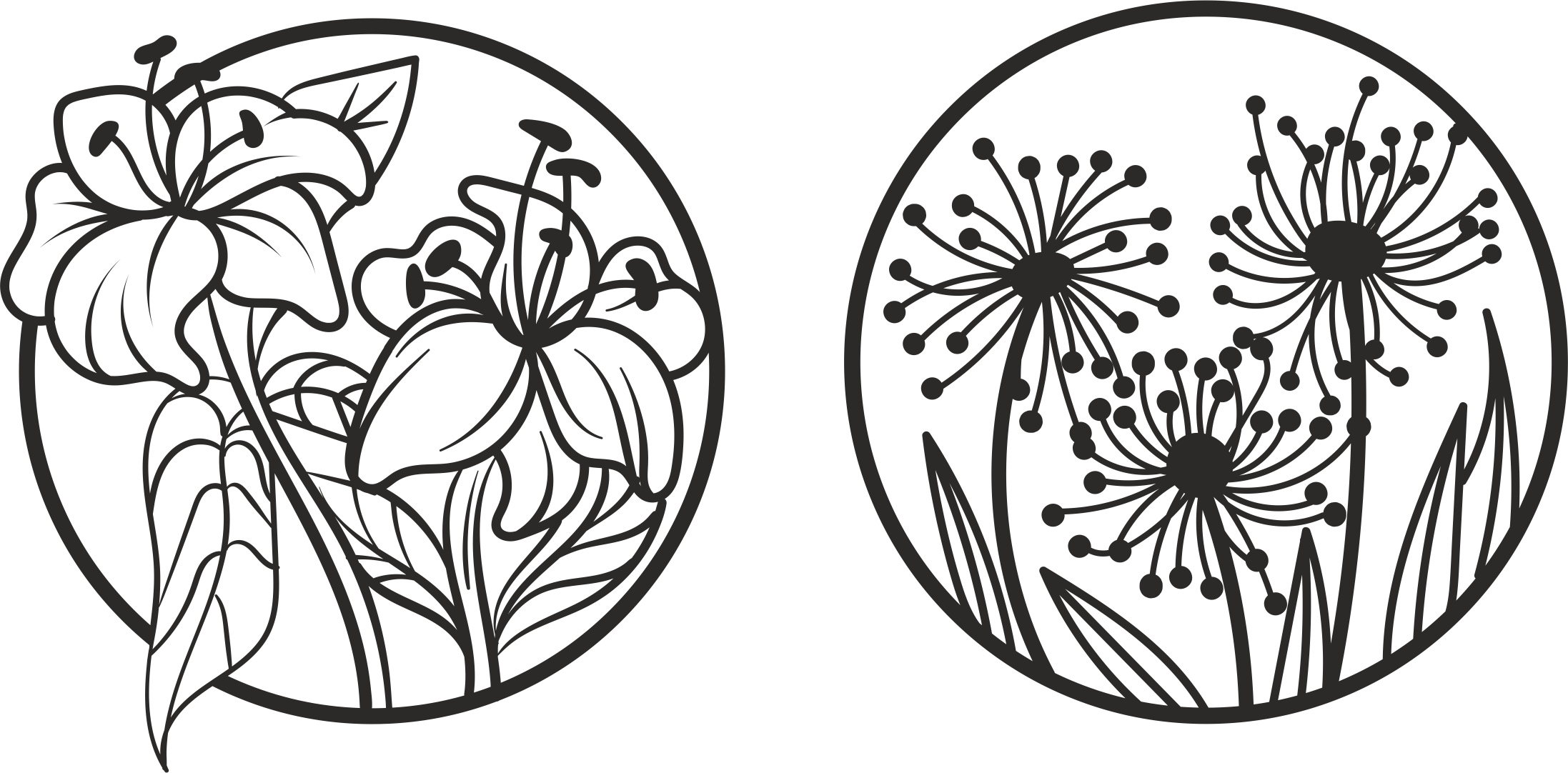 Download Laser Cut Engraving Floral Designs Free Vector cdr Download - 3axis.co