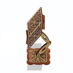 Laser Cut Classic Wooden Quran Stand Free Vector