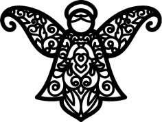 Angel Pattern dxf File