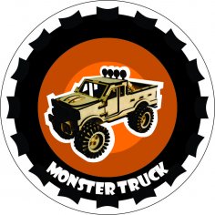 Monster Truck DXF File