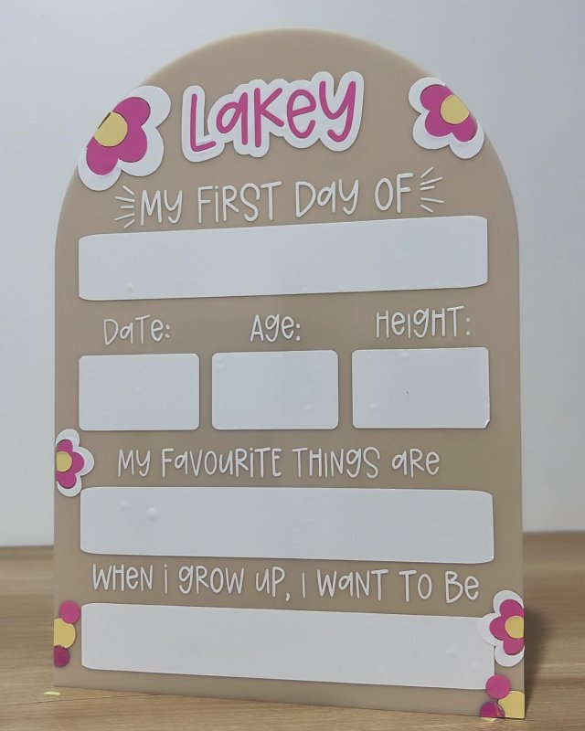 Laser Cut My First Day Of Boards Free Vector Download - 3axis.co - 3D model önizlemesi