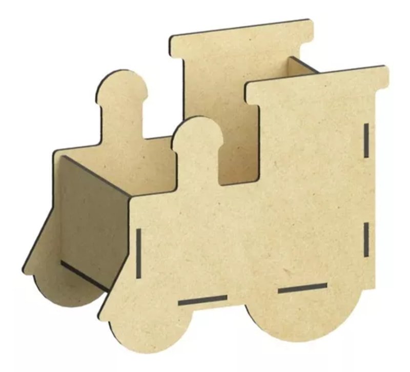 Laser Cut Train Candy Box Free Vector Download - 3axis.co - 3D model önizlemesi