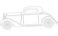 34 Chevy dxf File