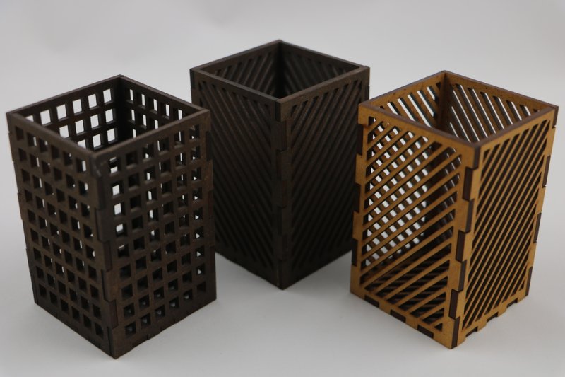 Laser Cut Decorative Candle Holders SVG File Free Download - 3axis.co - 3D model önizlemesi