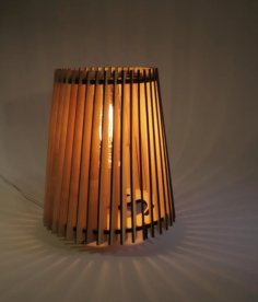 Laser Cut Wooden Lamp SVG File