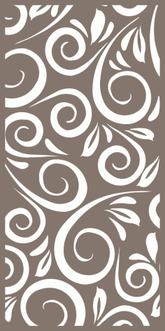 Abstract Floral Decor Pattern Free Vector