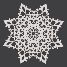 Laser Cut Decorative Jali Design DXF File