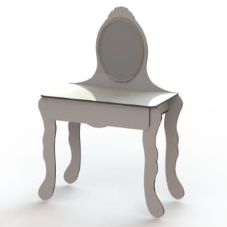 Laser Cut Dressing Tables With Mirror Free Vector