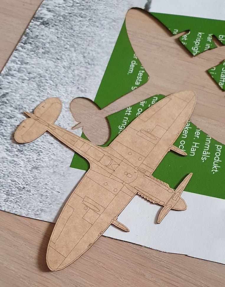 Laser Cut Plane Blueprints SVG File Free Download 3axis.co