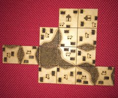 Laser Cut Carcassonne Board Game SVG File