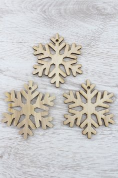 Laser Cut Snowflakes Free Vector