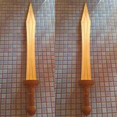 Laser Cut Gladius Sword DXF File