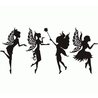 Angel Silhouette Free Vector