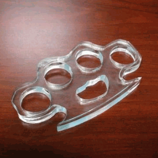 Laser Cut Acrylic Knuckles Free Vector