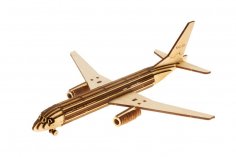 Laser Cut Irkut MS21 Airliner Template Free Vector