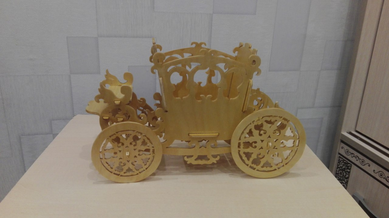 Carriage Planter Candy Holder PDF File Free Download - 3axis.co
