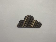 Laser Cut Cloud Shape Unfinished Wood Cutout Free Vector