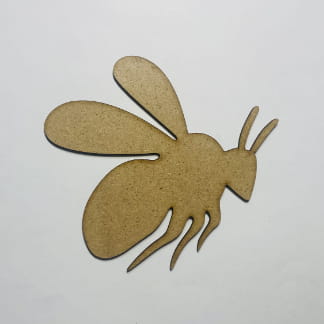 Laser Cut Bee Cutout Unfinished Wood Bee Shape Free Vector