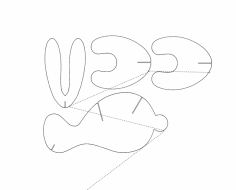 Bunny Puzzle dxf File