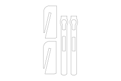 Sign Clips dxf File