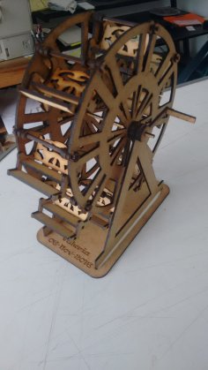 Ferris wheel 3D Puzzle Free Vector