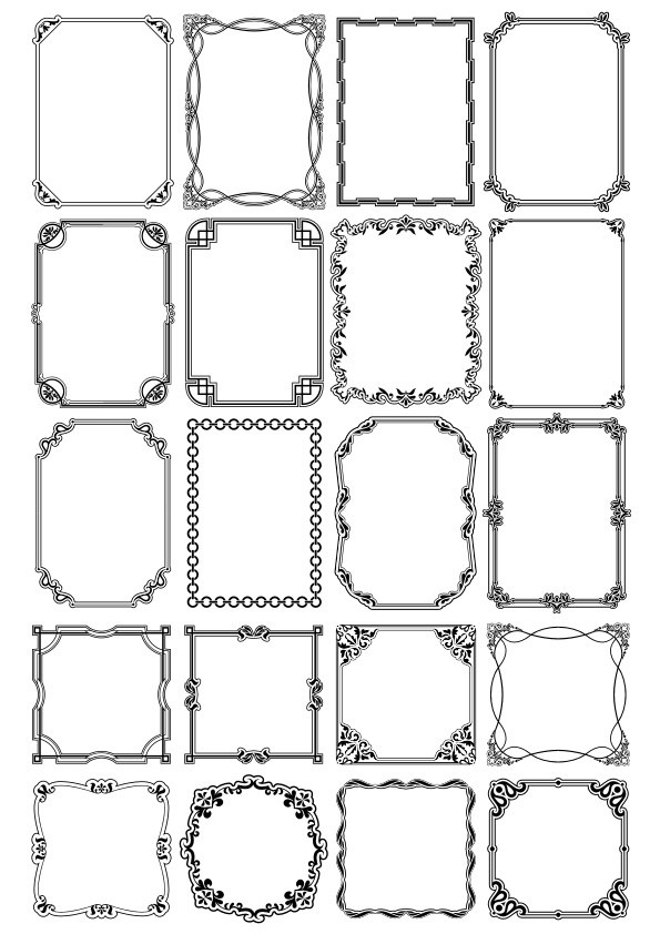 Coreldraw Page Border Frame Design - Infoupdate.org