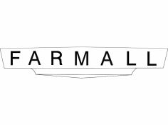 Farmall Emblem dxf File