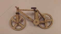 Laser Cut Miniature Bicycle DXF File