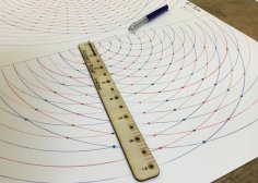 Laser Cut Huygens’ Ruler