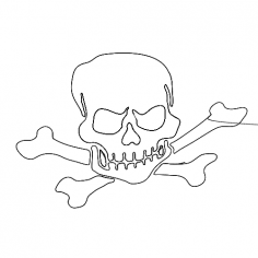 Skull dxf File