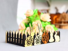 Laser Cut Easter Gift Basket 3mm Free Vector