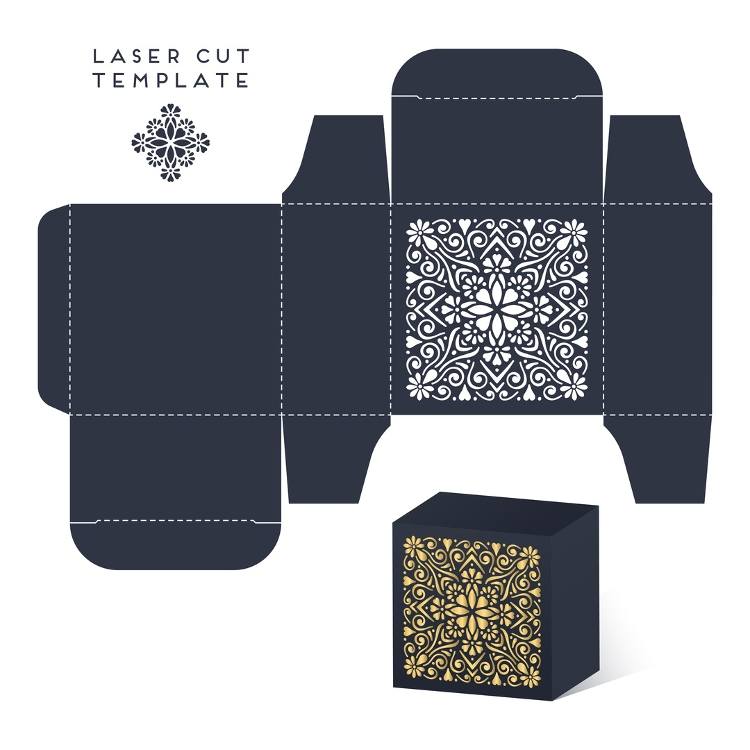 Laser Cut Wedding Favor Box Template Free Vector cdr Download 3axis.co