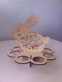 Laser Cut Easter Bunny Free Vector