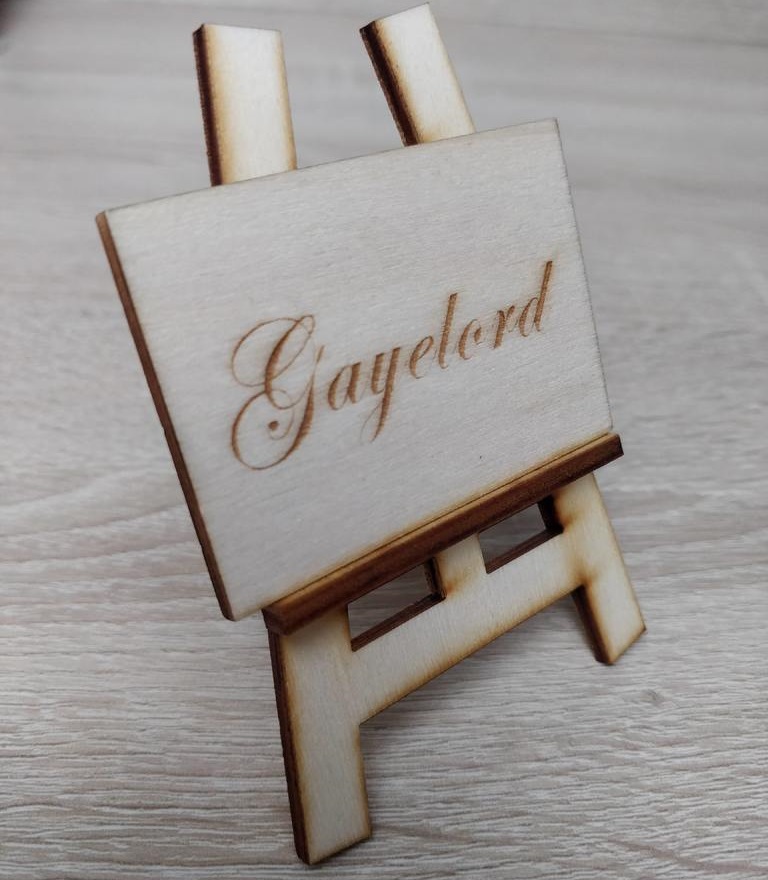 Mini Easel Stand Laser Cut Files Svgdxfpdfai Instant Download 