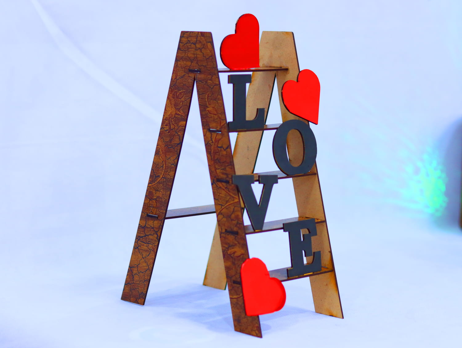 Laser Cut Love Stand 3mm Free Vector