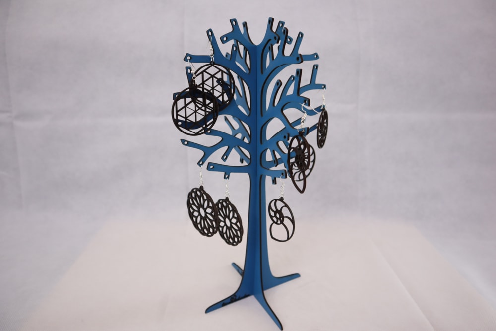 Laser Cut Jewelry Stand 6mm DXF File